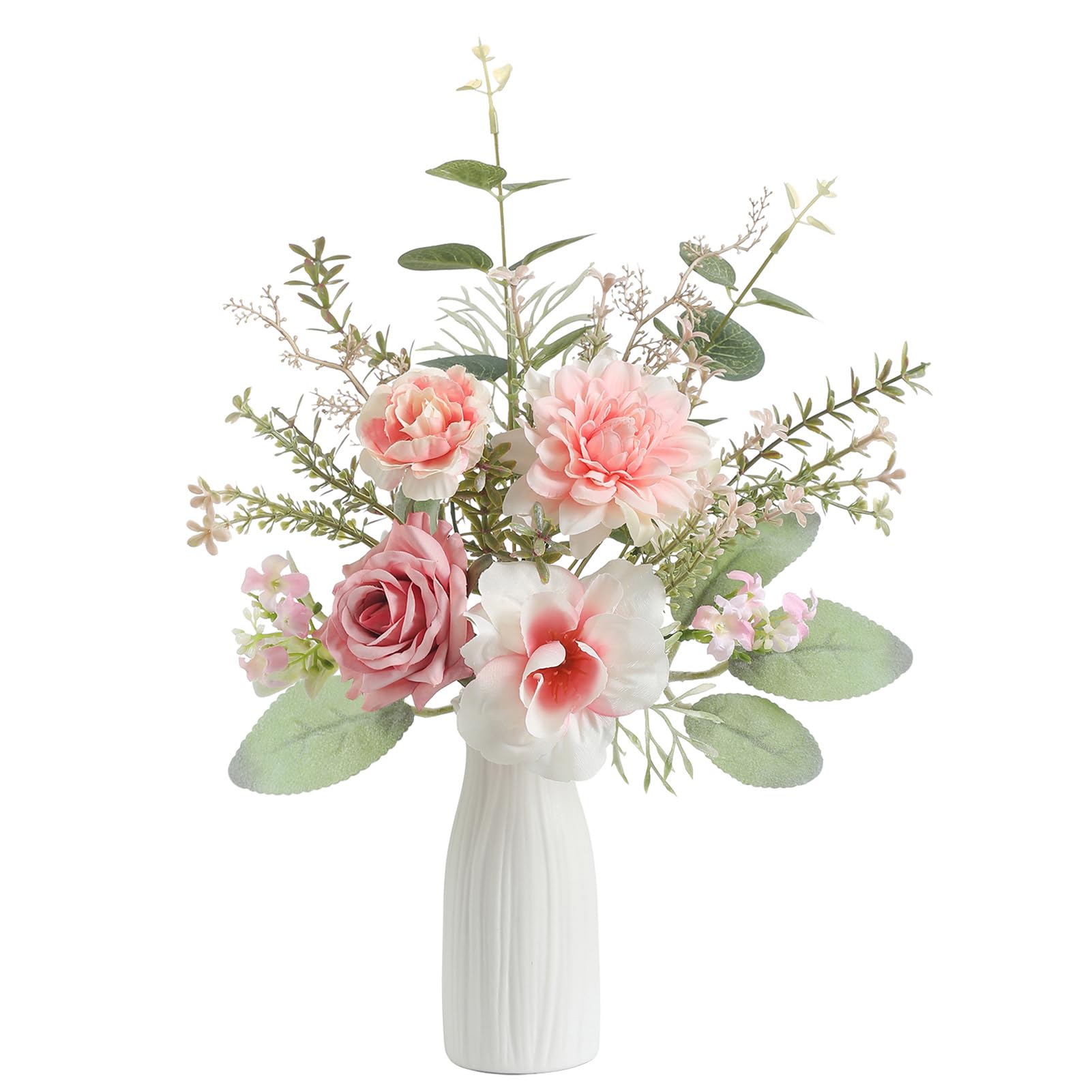 Farmhouse Blue Artificial Flowers — 11"