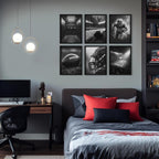 Framed Metal Wall Decor — 8" - View 4