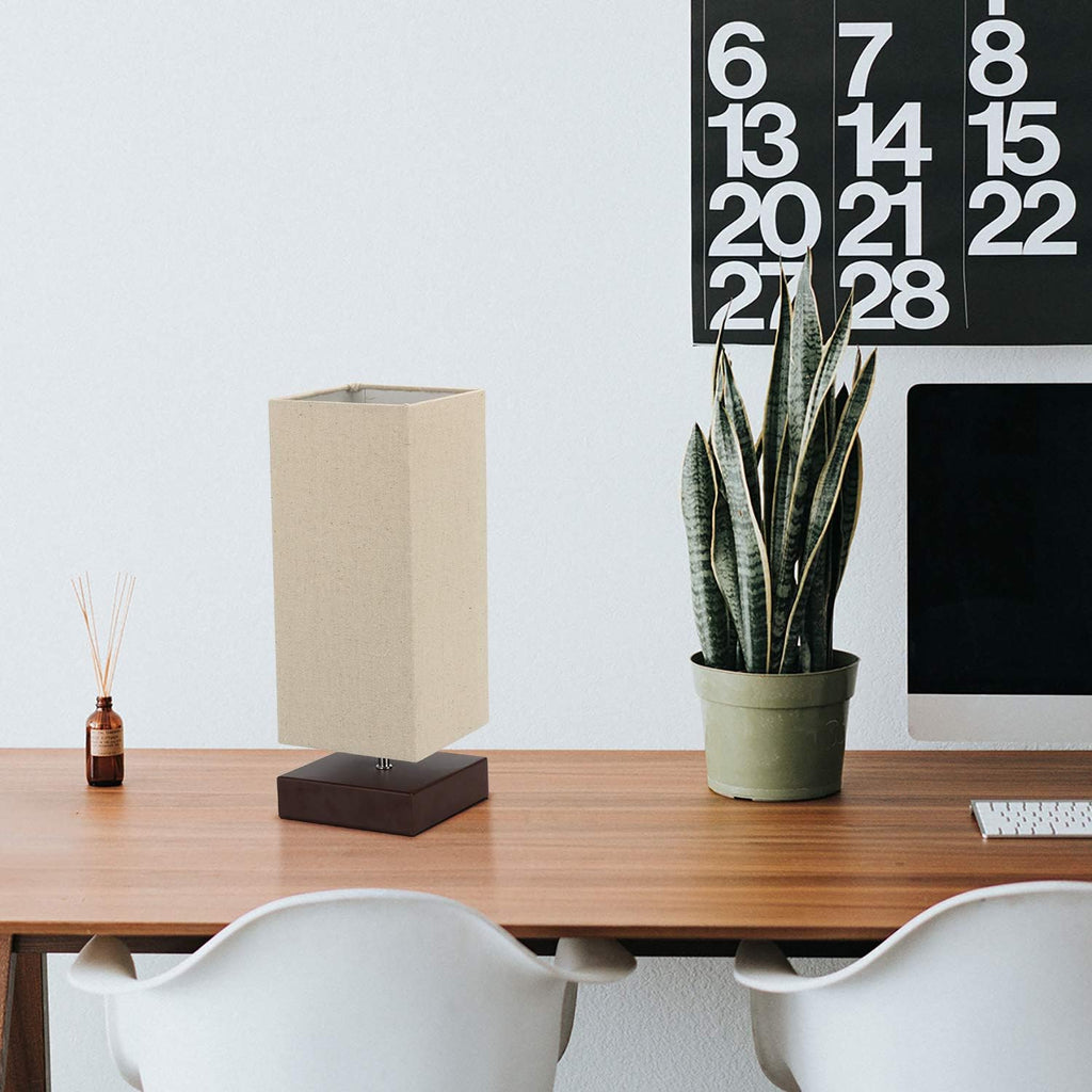 Dimmable Modern Fabric Desk Lamp - View 7