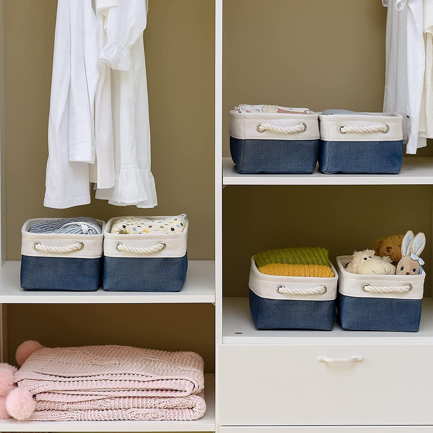 Beige Storage Bin — 2" - View 2
