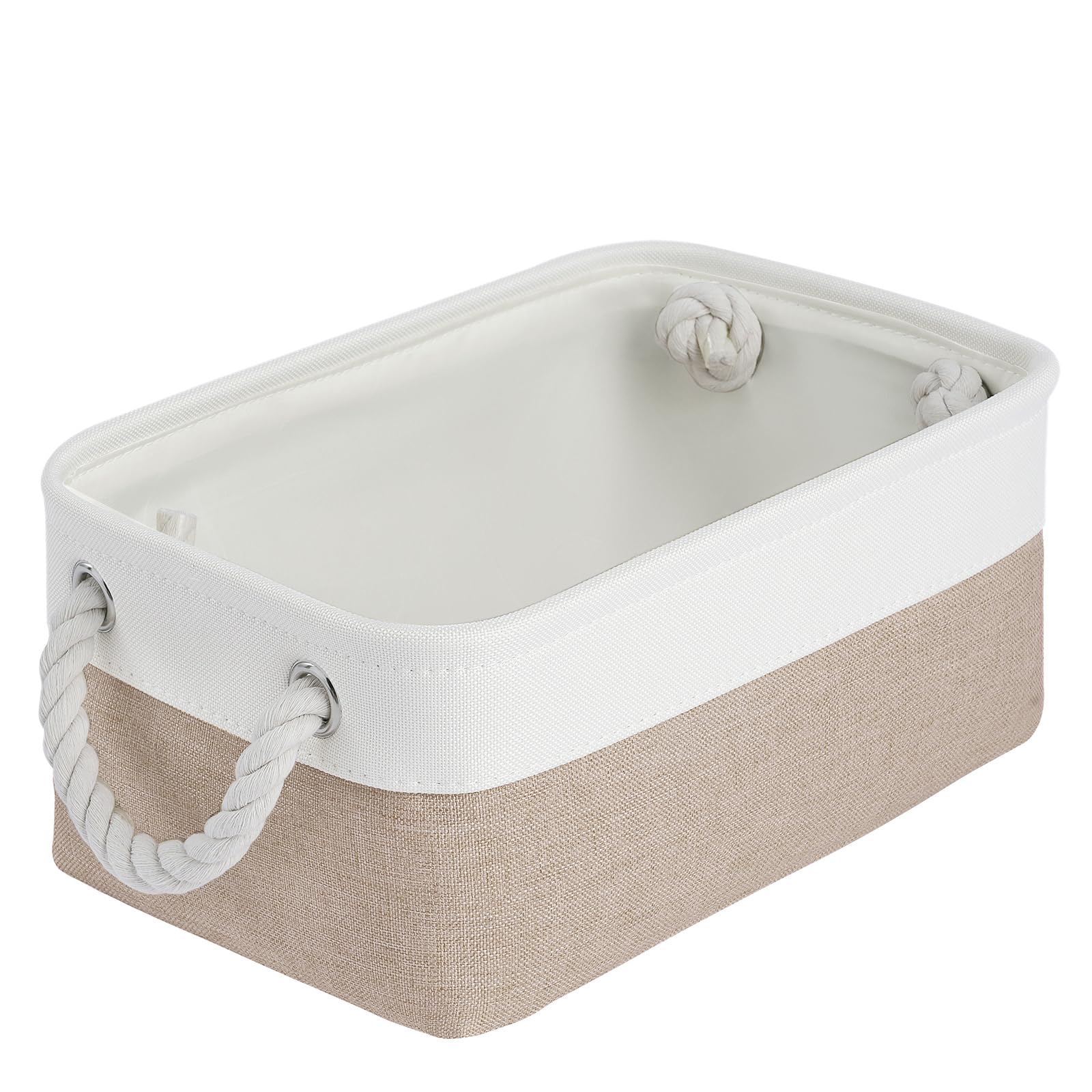 Beige Storage Bin — 2"