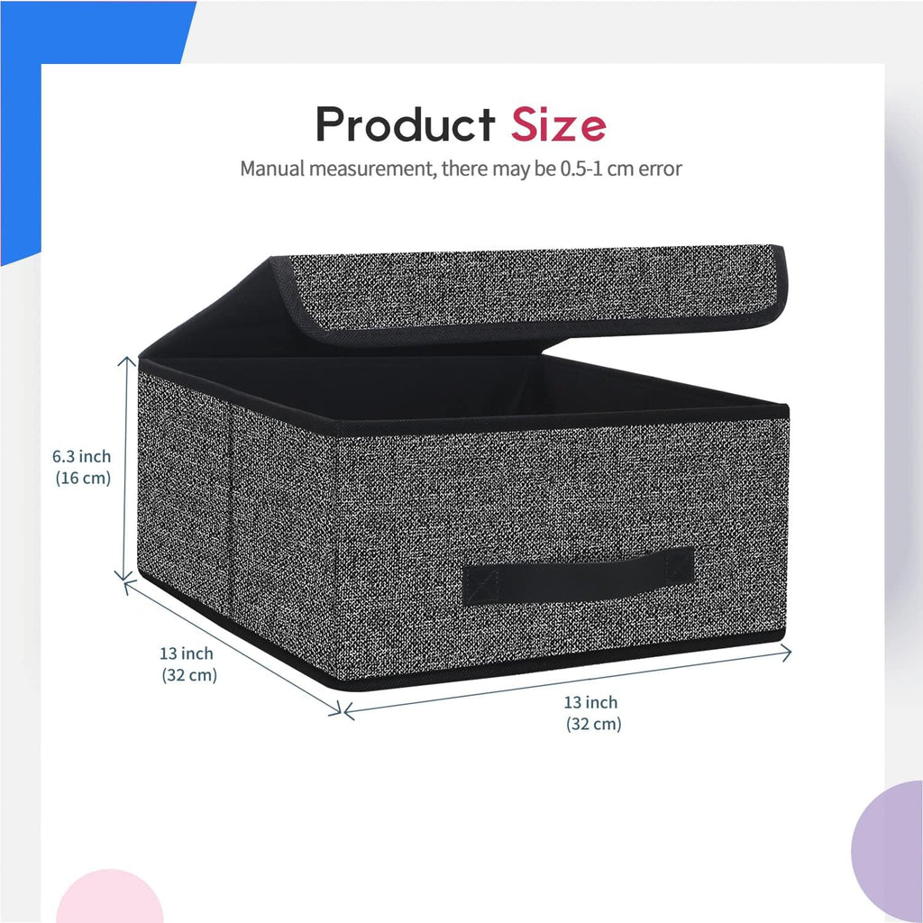 Linen Beige Storage Bin — 13" - View 2
