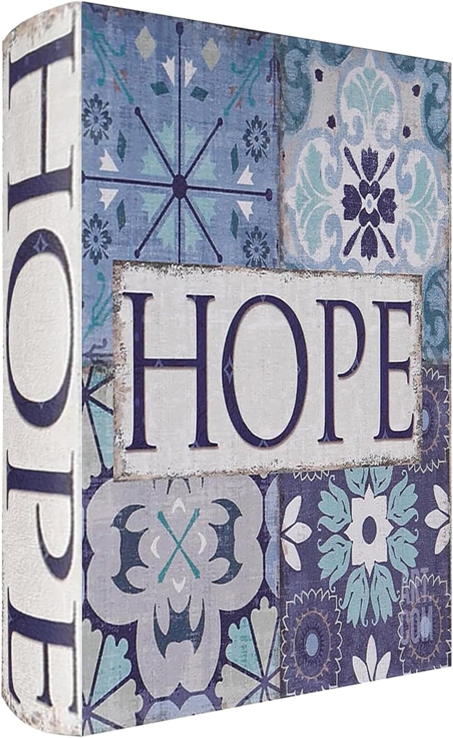Vintage Blue Storage Basket — 1 x Hope