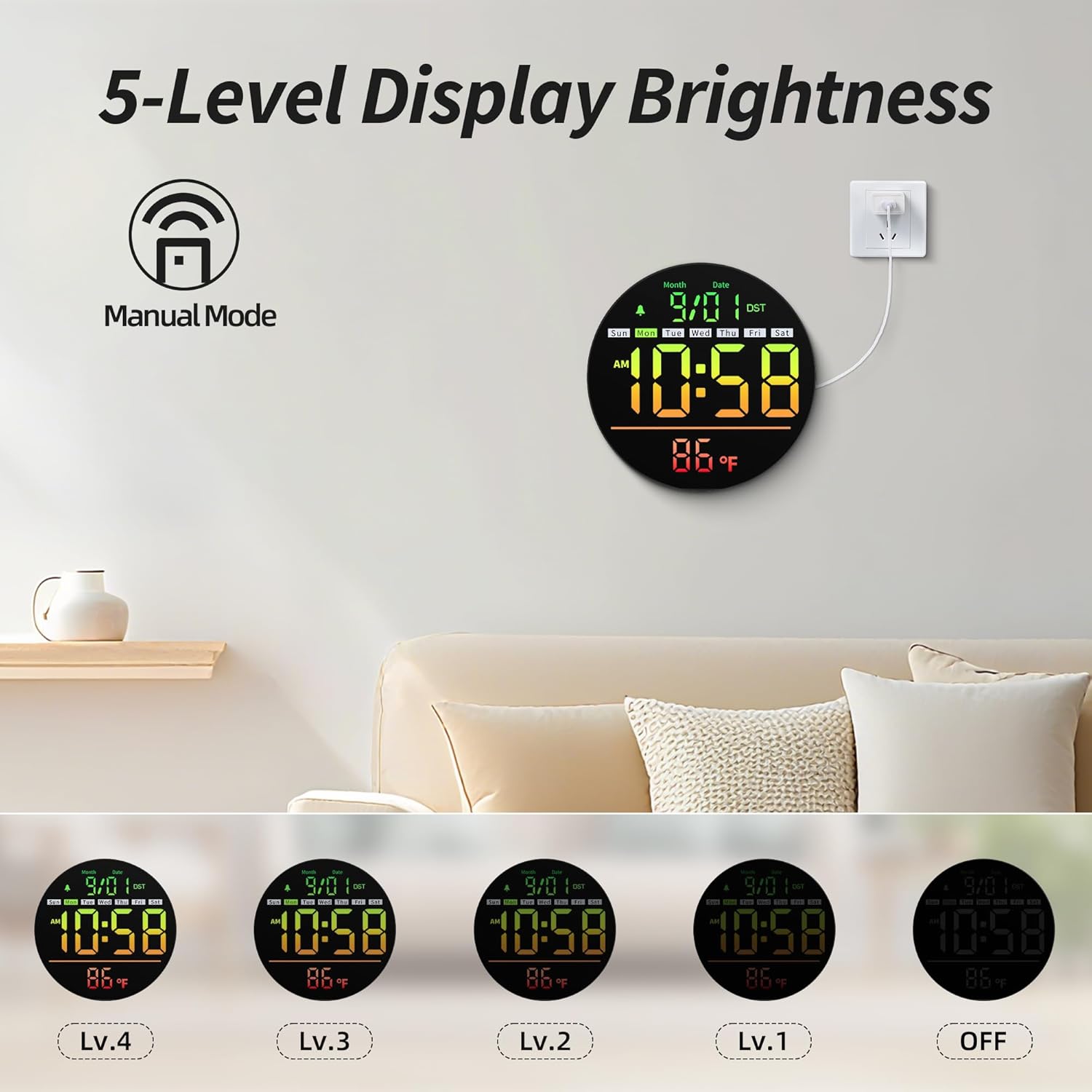 RGB Blue Table Lamp - View 5