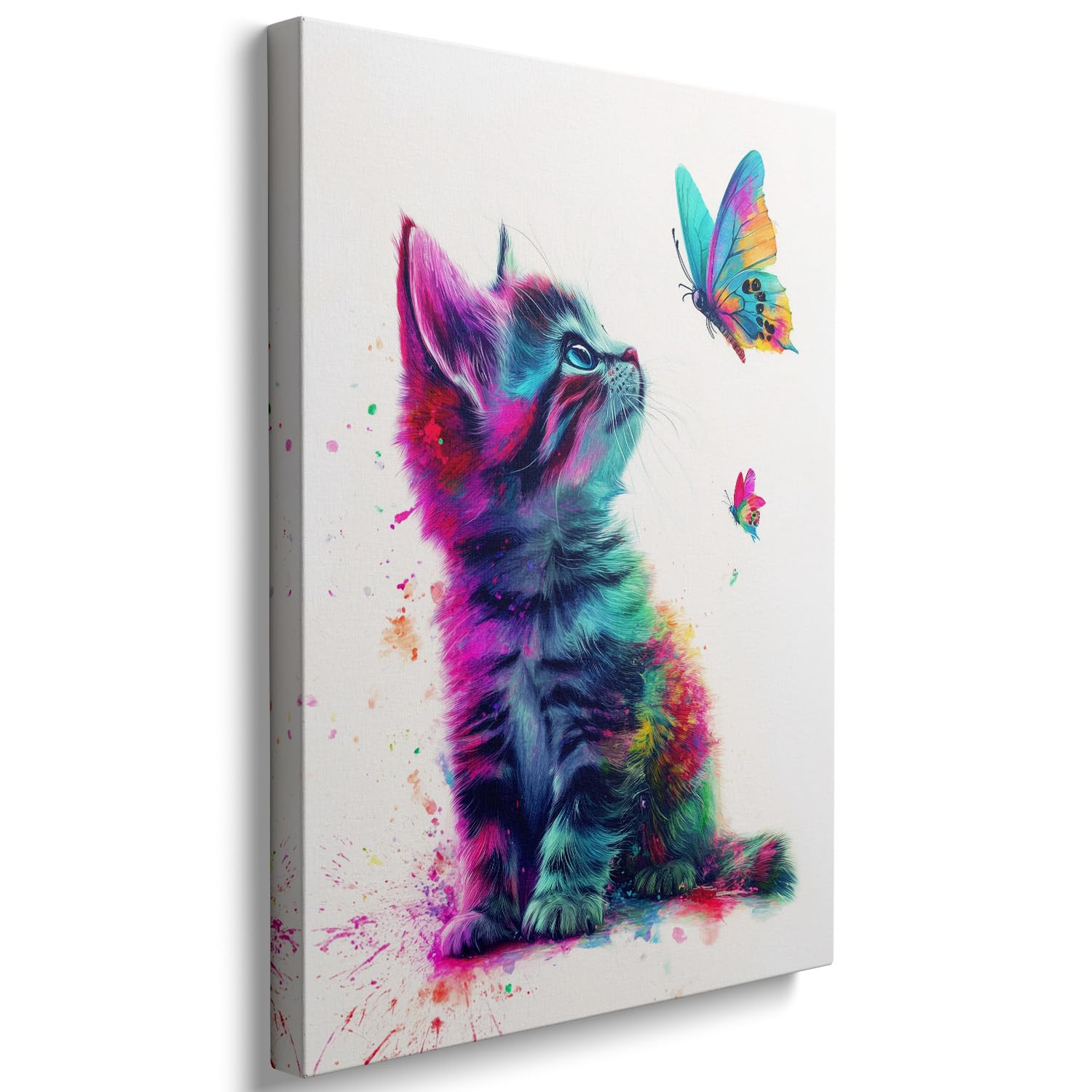 Framed Brown Canvas Wall Art — 16"