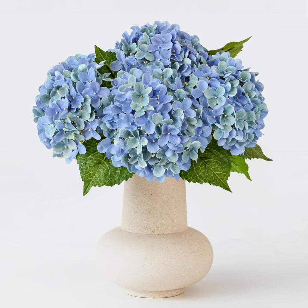 Boho Blue Artificial Flowers — 20" — Blue Green