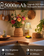 Cordless Luxe Black Table Lamp - View 3