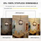 Modern Black Chandelier - View 7