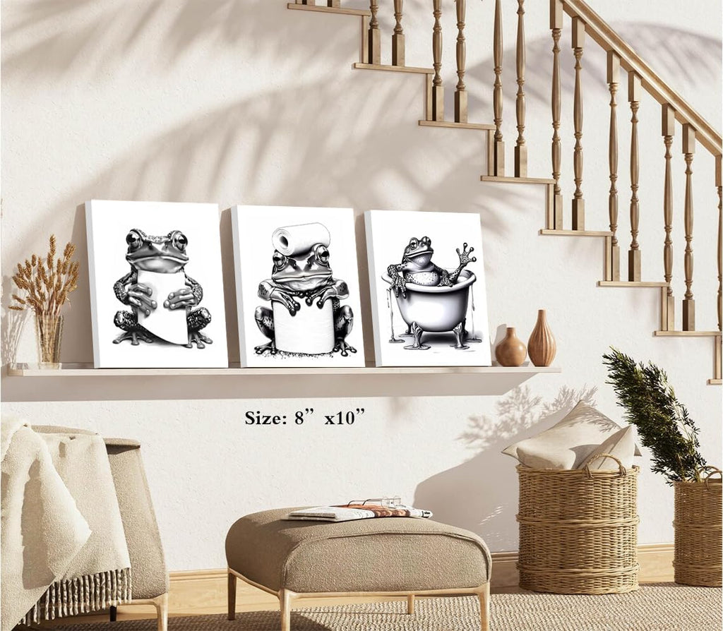Framed Farmhouse Black Wall Decor — 8" - View 5