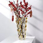 Luxe Gold Flower Vase — 11" - View 5