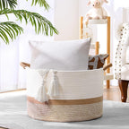 Boho Beige Throw Pillow — 20" - View 3