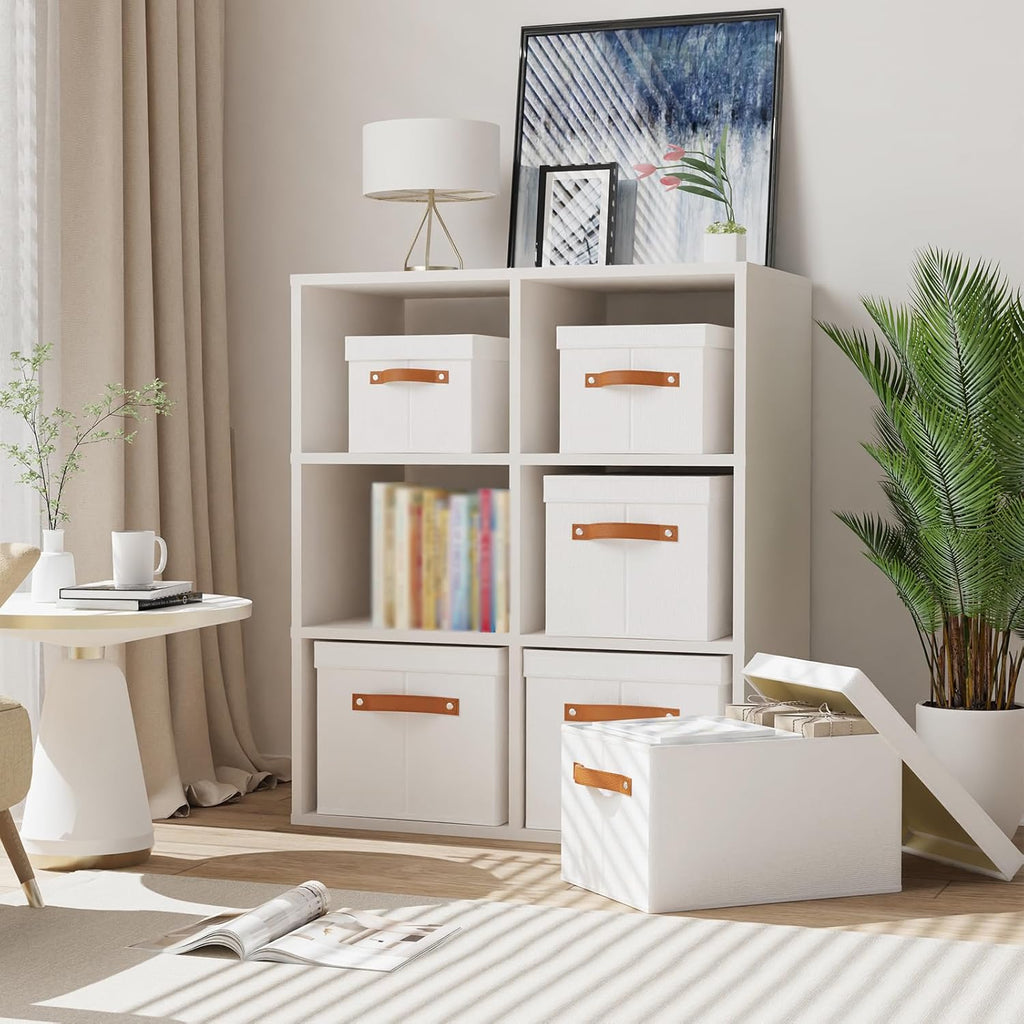 Beige Storage Bin — 13" - View 2