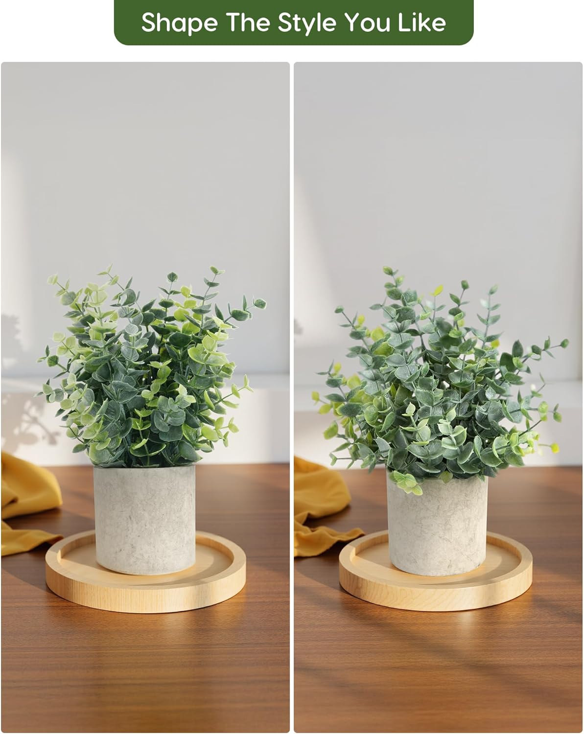 Farmhouse Black Artificial Plant - View 3