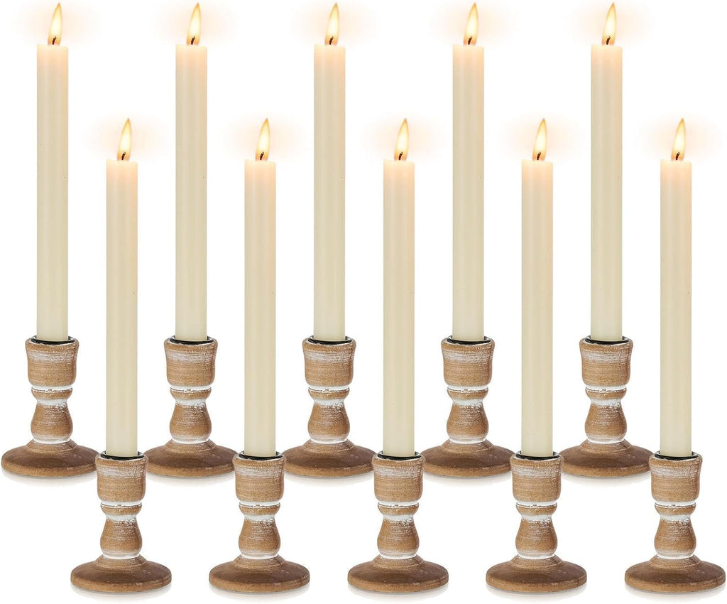 Farmhouse Black Candle — 2-Light — Light Brown