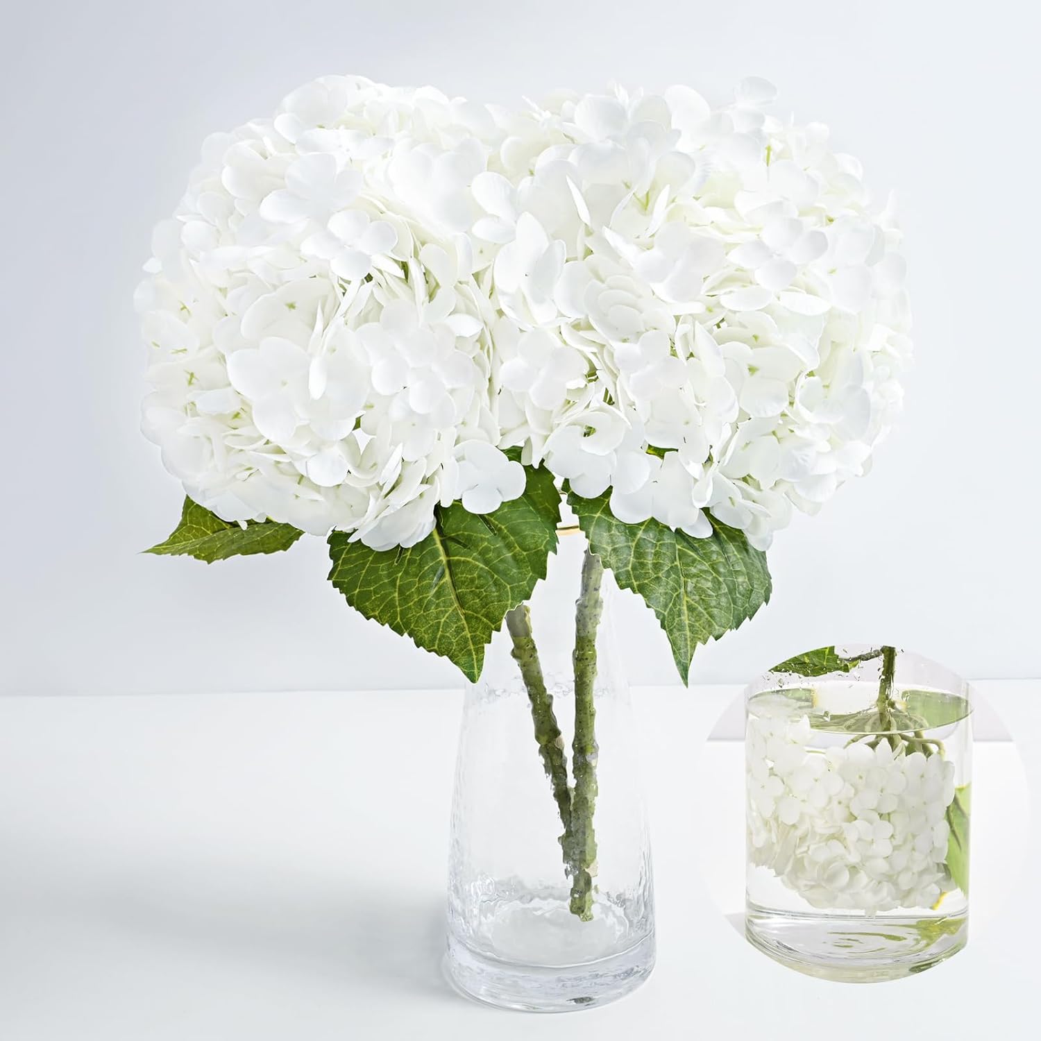 Blue Artificial Flowers — 2Pcs
