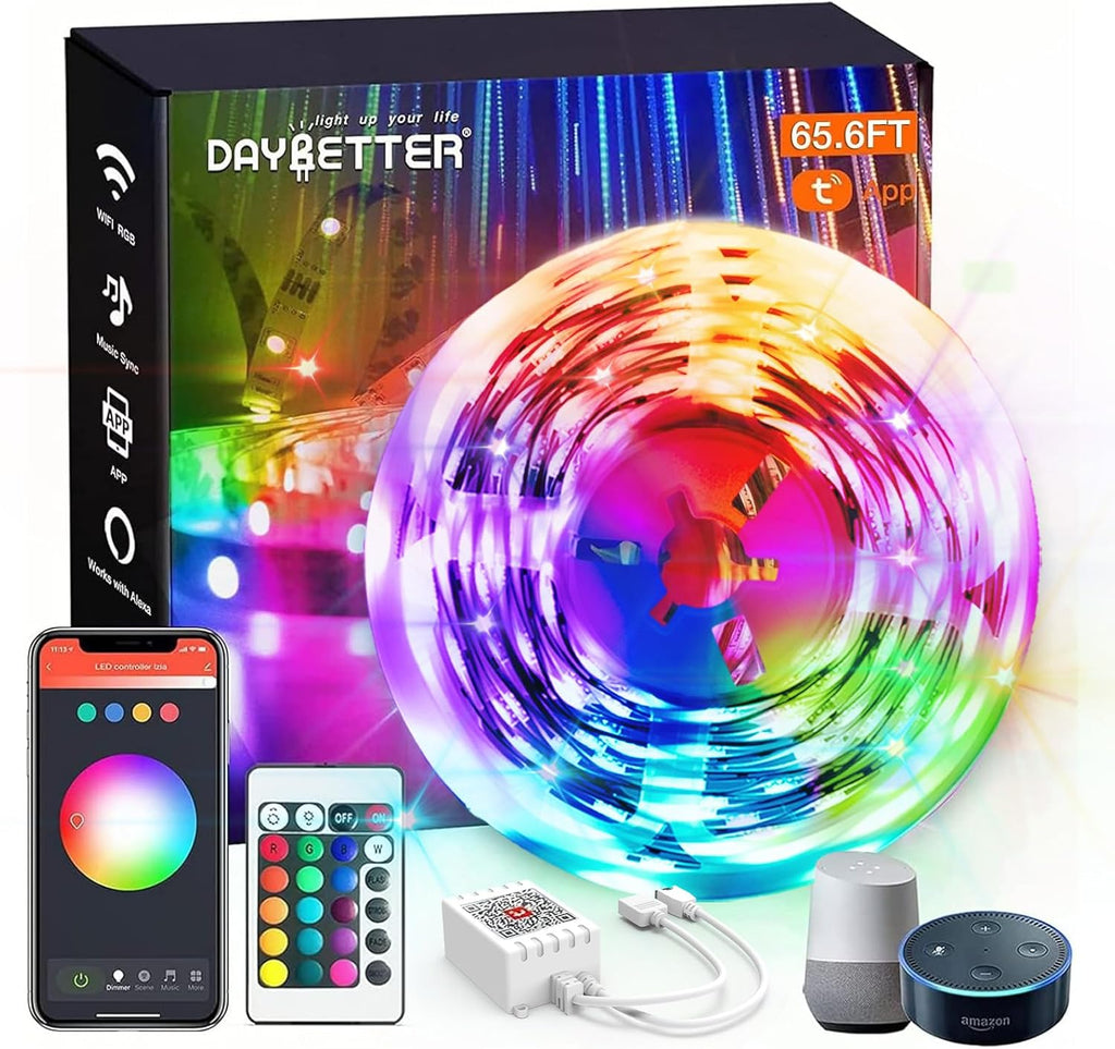 Smart Metal LED Strip Lights — 65.6FT