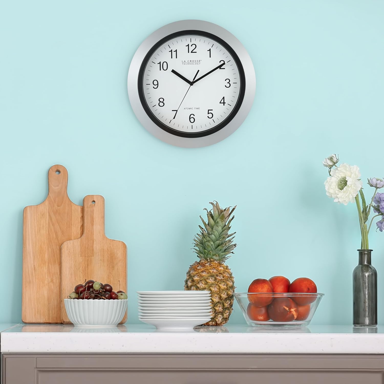 Mid-Century Wall Clock — 12" - View 7
