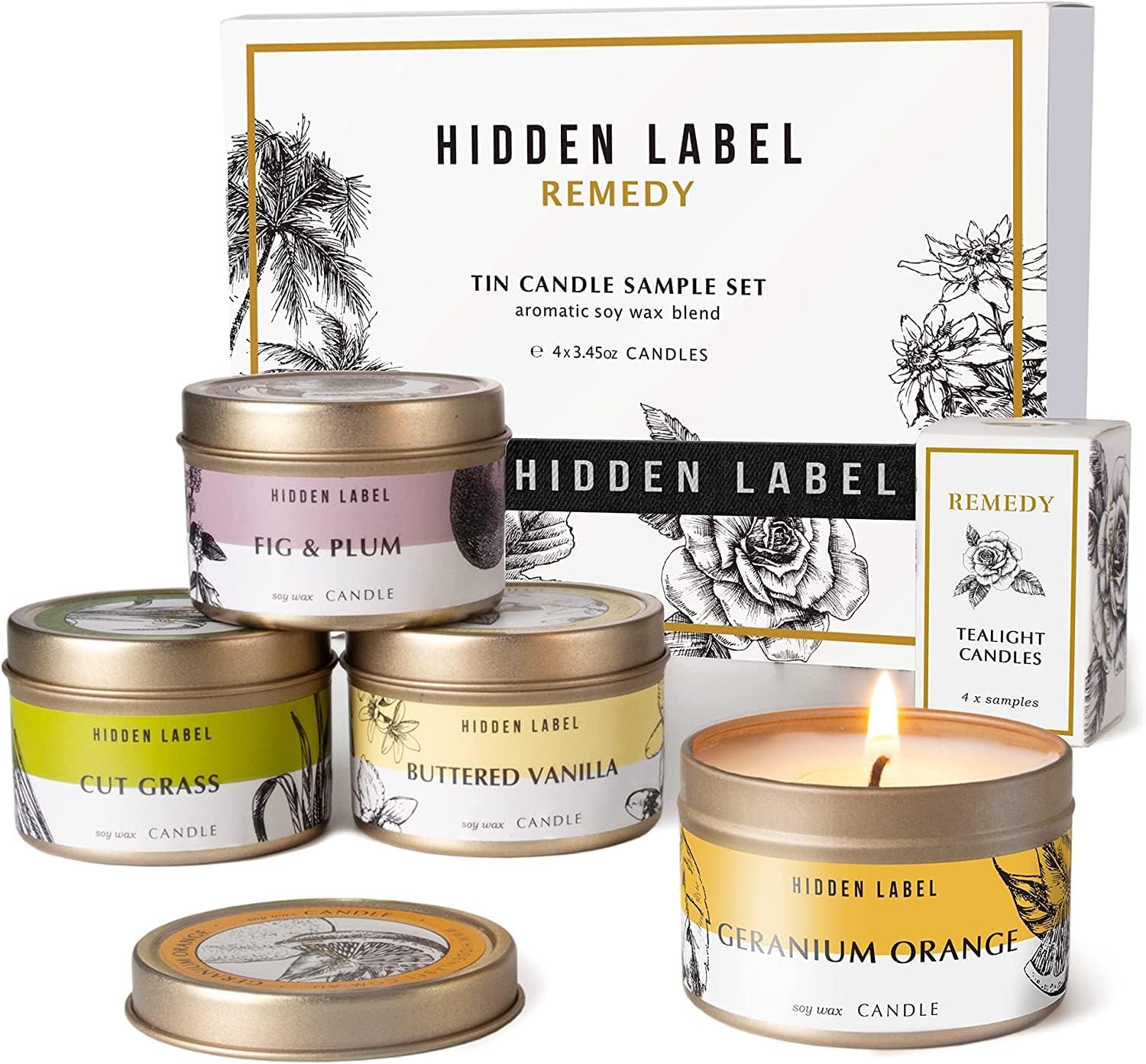 Soy Wax Wax Scented Candle — remedy-set2