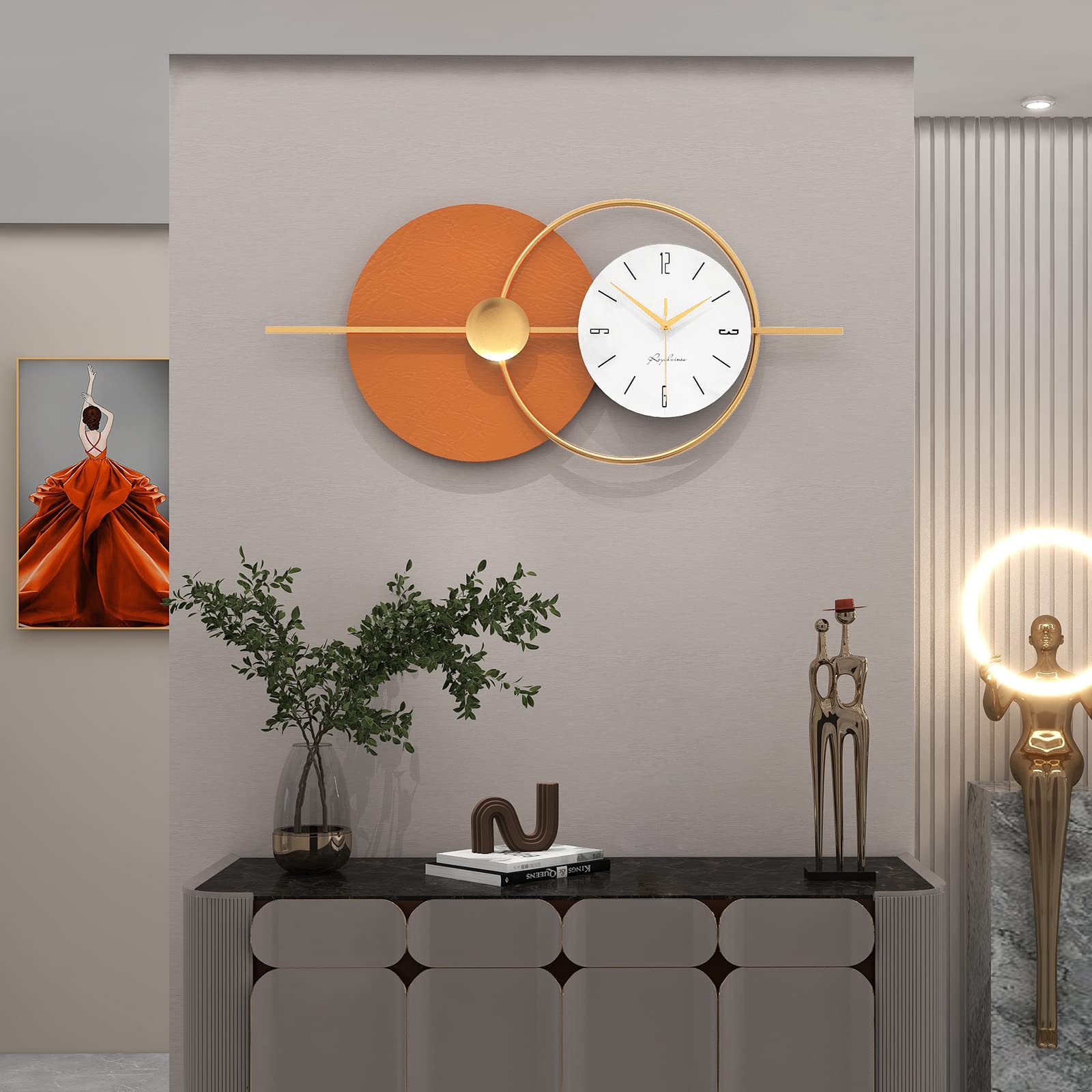 Modern Metal Wall Decor — 4"