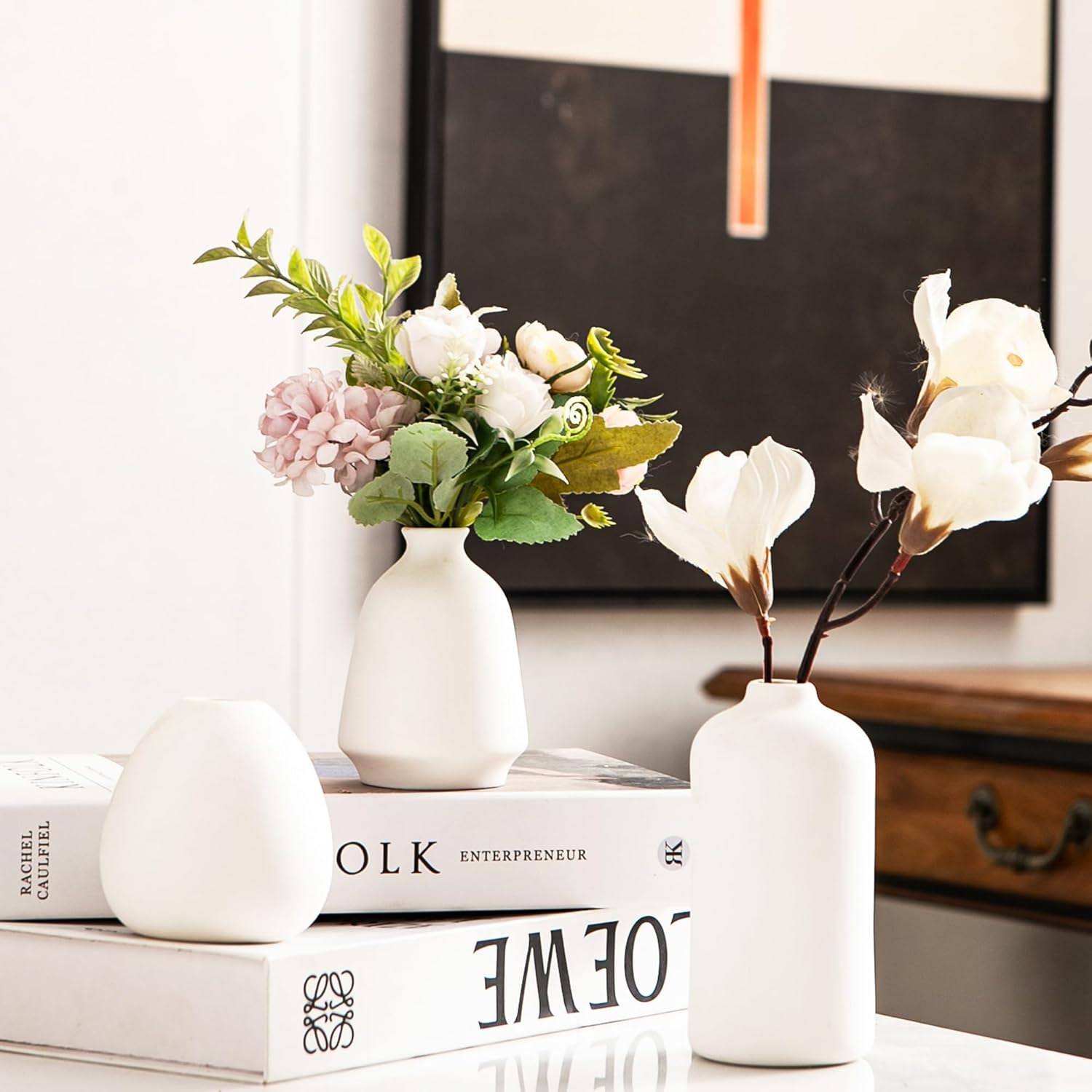 Boho Black Vase Set — Set of 11 - View 7