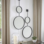 Round Modern Glass Mirror - View 2