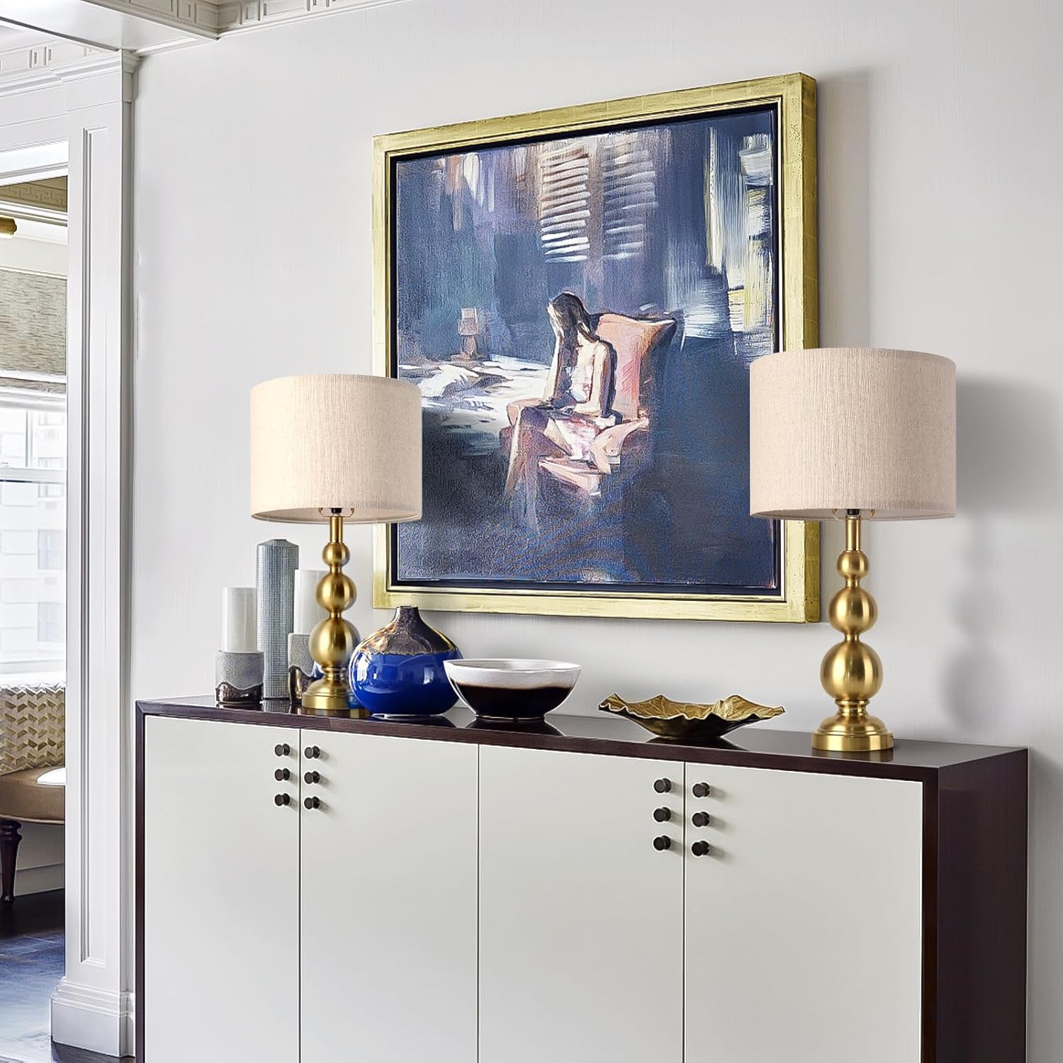 Luxe Black Table Lamp — 24.4" - View 5