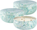 Scented Blue Candle Set — Blue