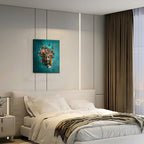 Framed Metal Wall Decor — 16" - View 2