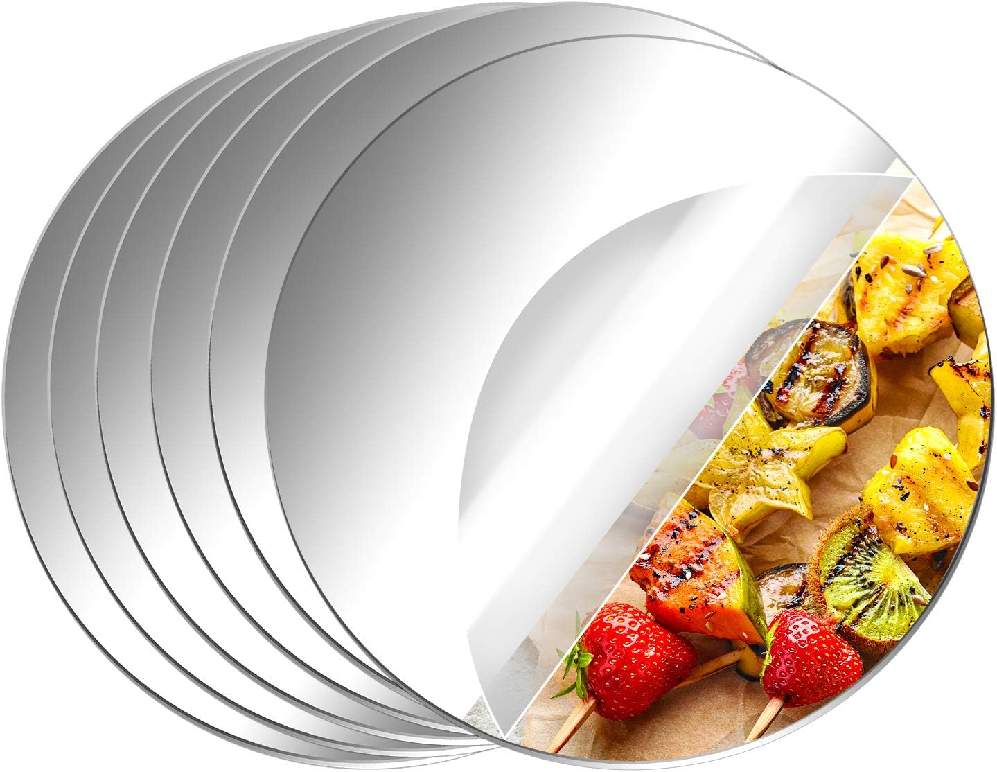 Glass Round Mirror — 6" — 6