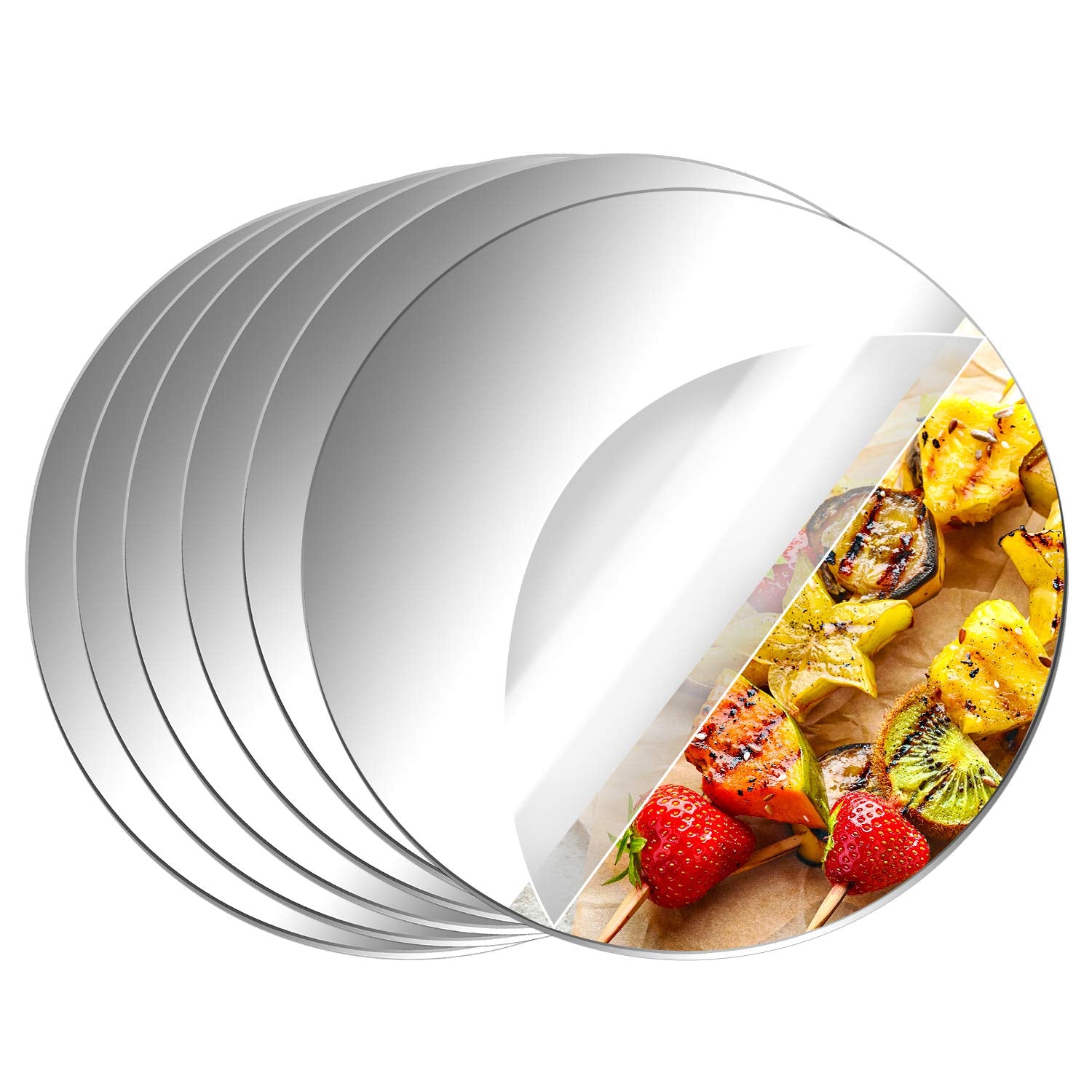 Glass Round Mirror — 6"