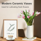 Farmhouse Beige Flower Vase - View 4