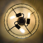 Luxe Black Chandelier — 3-Light - View 7