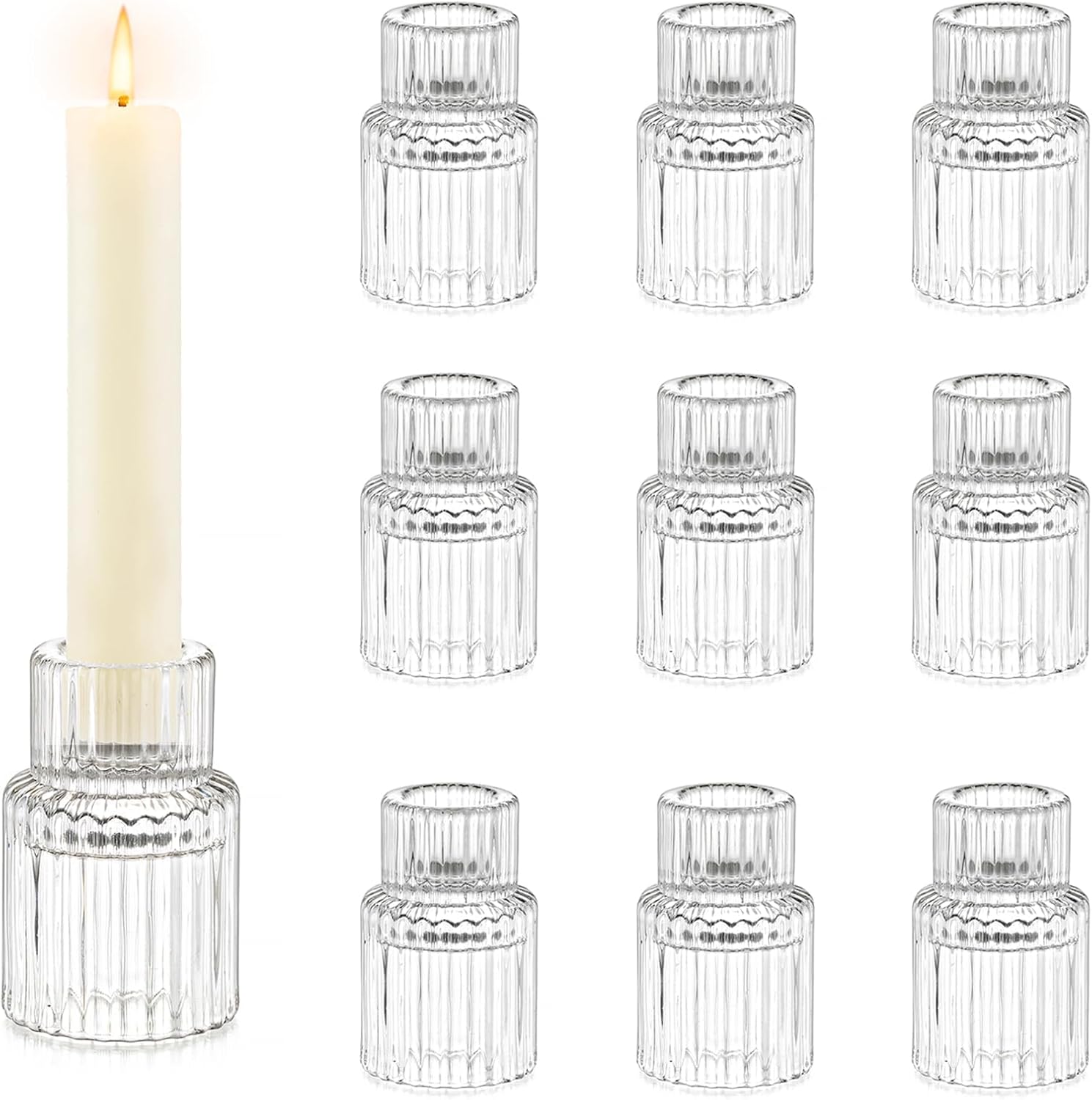 Blue Candle — 10PCS