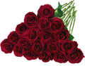 Black Artificial Plant — Wine Red