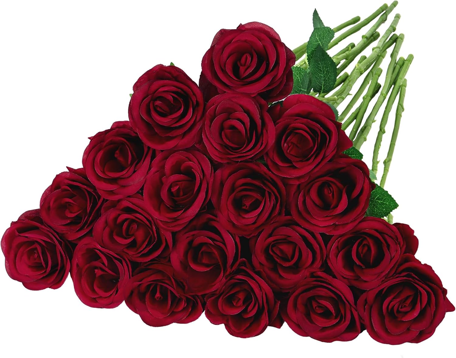 Black Artificial Plant — Wine Red