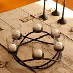 Round Metal Candle - View 3