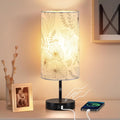 Dimmable Grey Nightstand Lamp — Flower-3