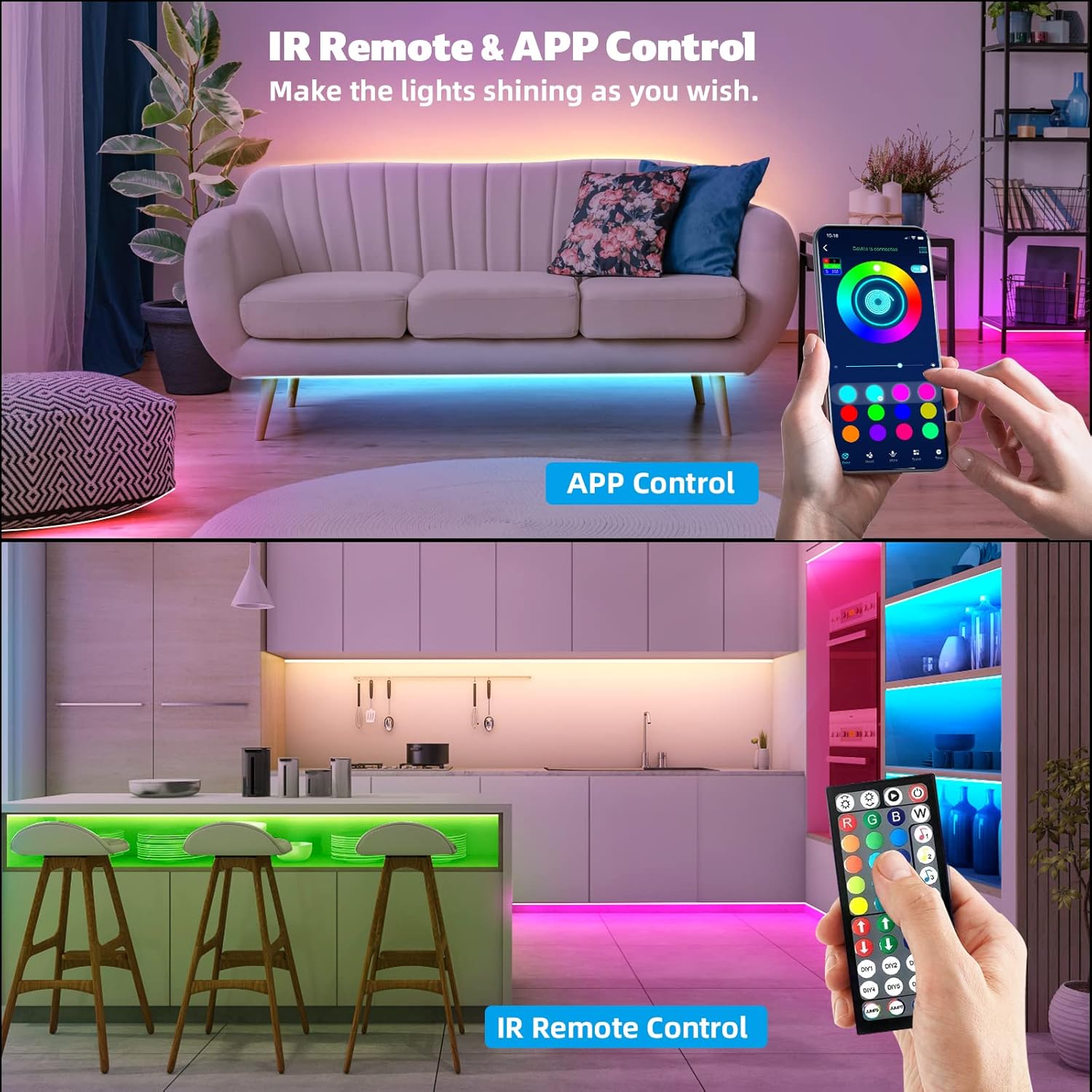 Smart Metal LED Strip Lights - View 5