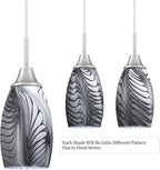 Oval Luxe Black Pendant Light — 4.72" - View 3