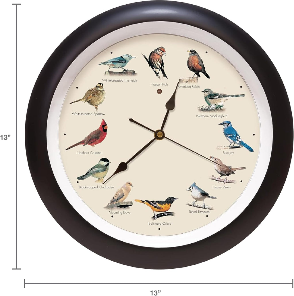 Black Wall Clock — 13" - View 2