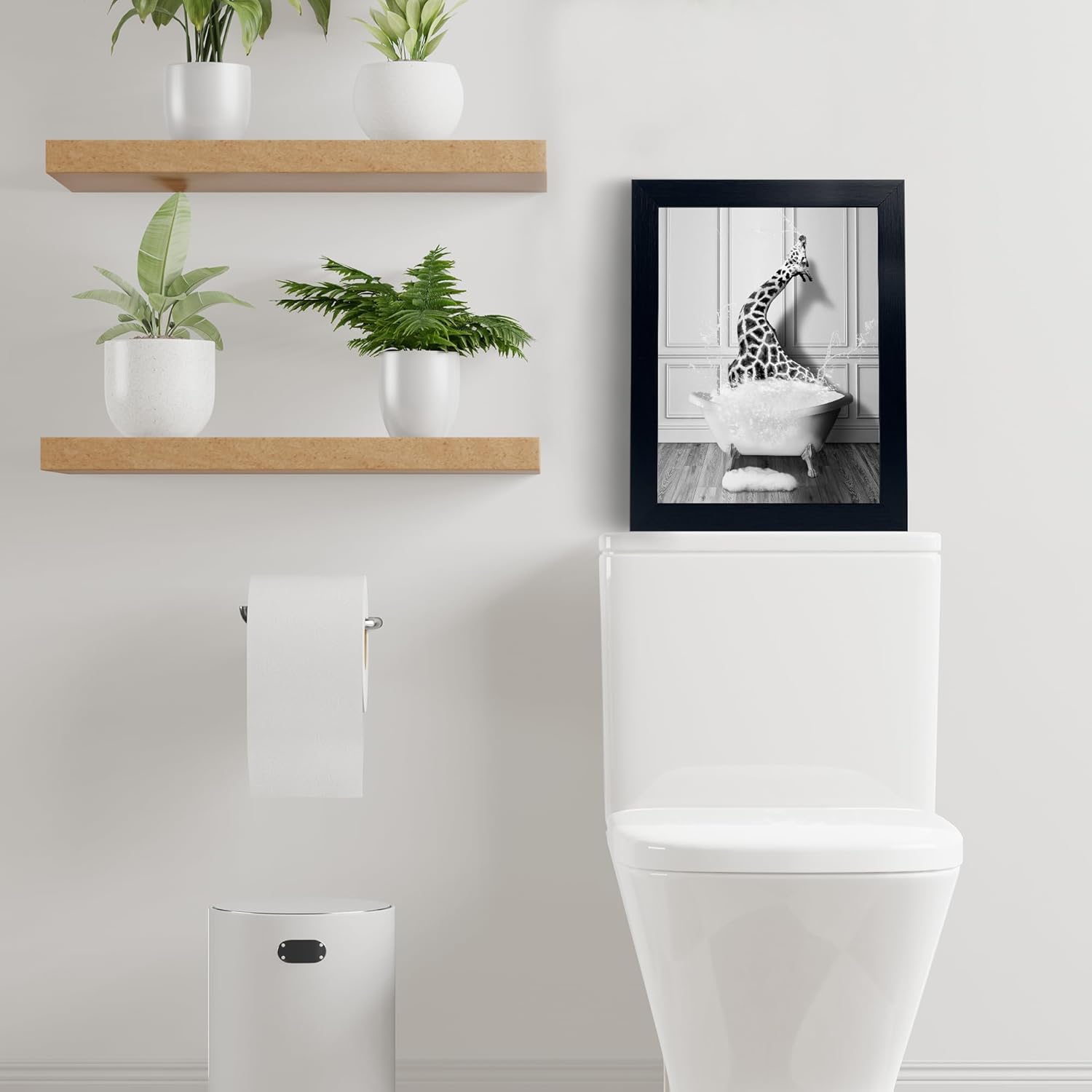 Framed Wood Canvas Wall Art — 8" - View 4