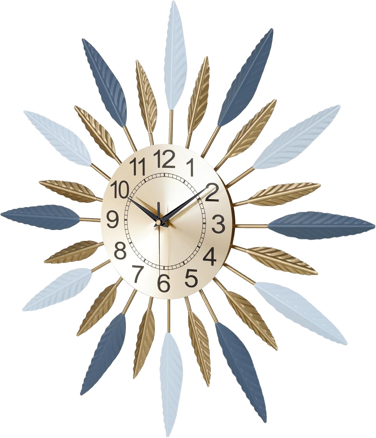 Battery Operated Mid-Century Wall Clock — 23" - View 5