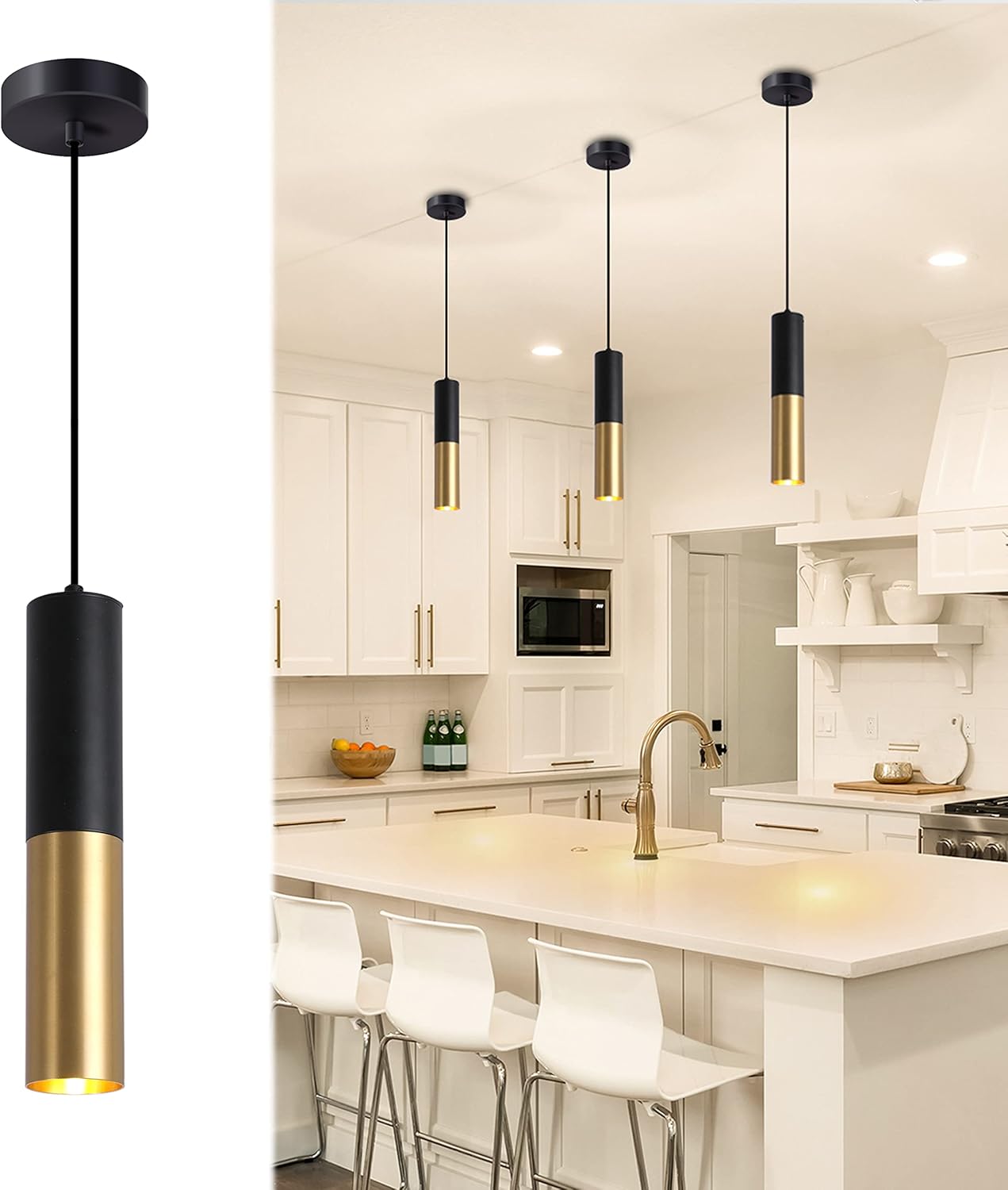 Luxe Gold LED Bulb — Set of 3 — Gold-1Pack
