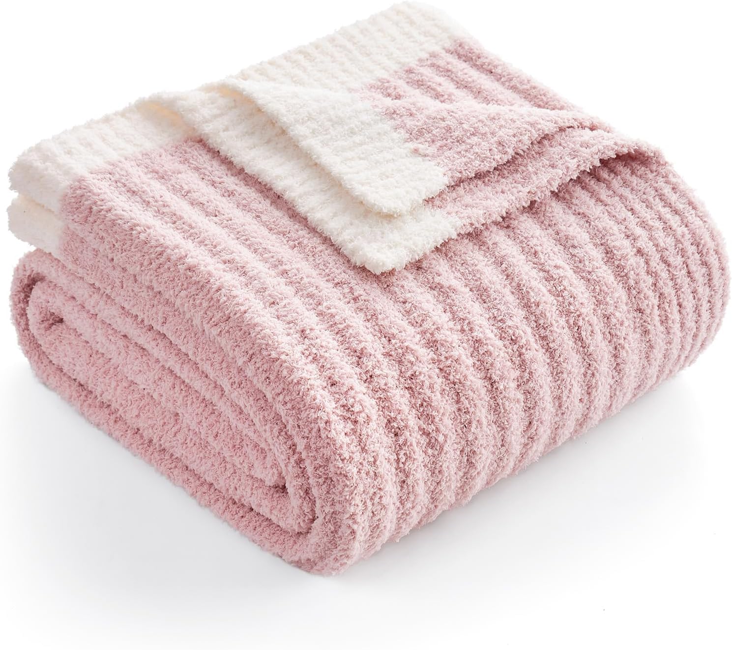 Beige Throw Pillow — 50" — Pink