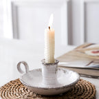 Brown Candle — A-white Candle Holder
