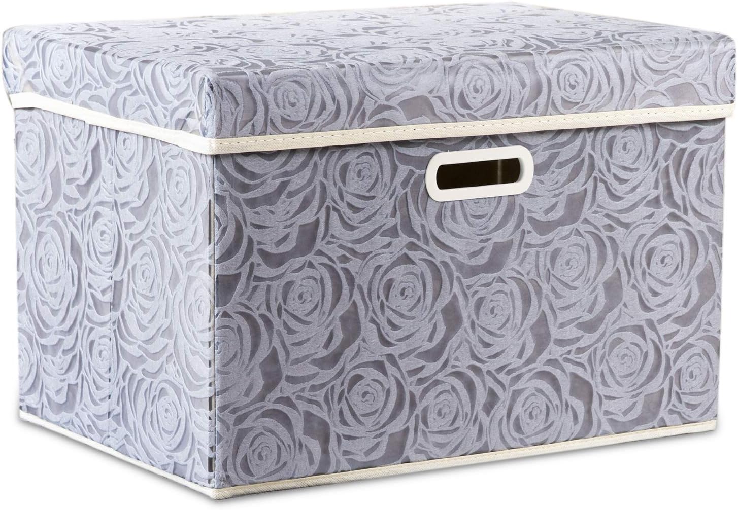 Blue Storage Bin — 8" — Gray