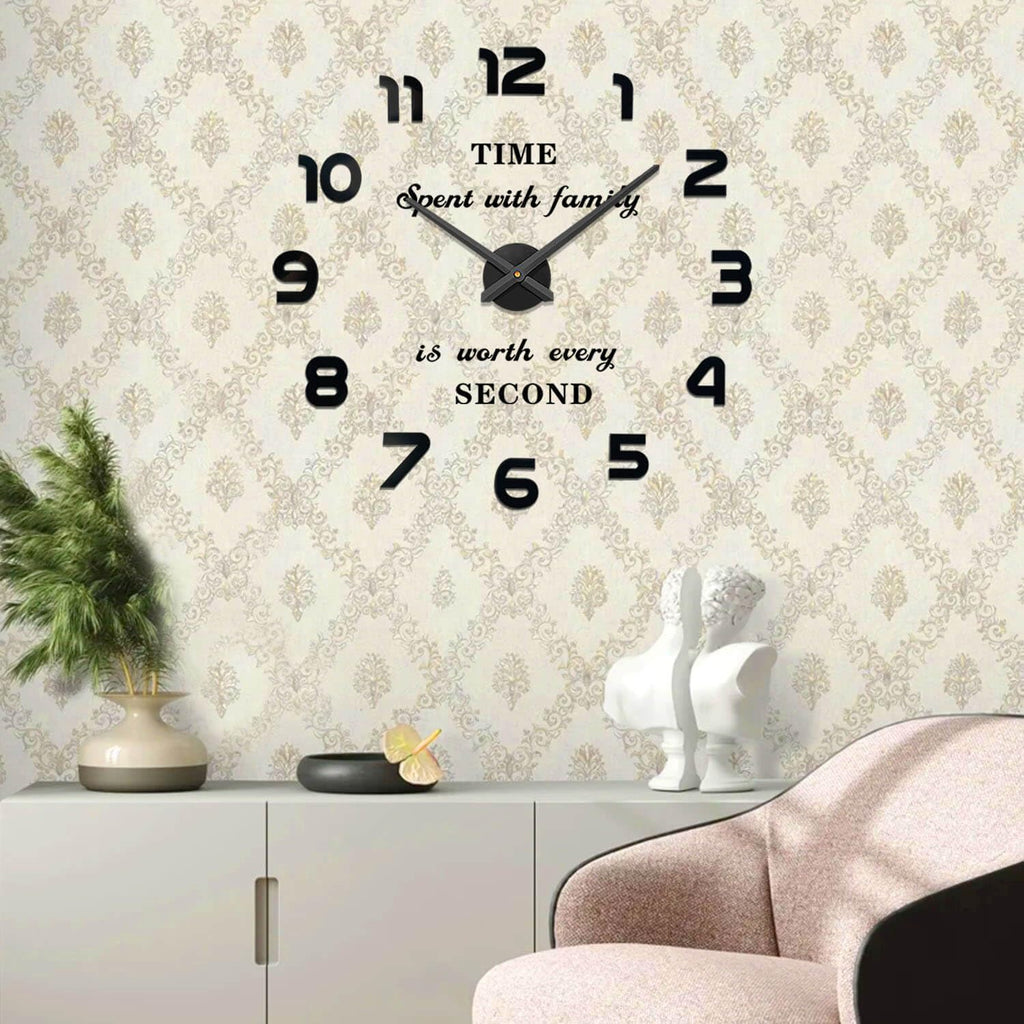 Battery Operated Luxe Black Wall Decor - View 7