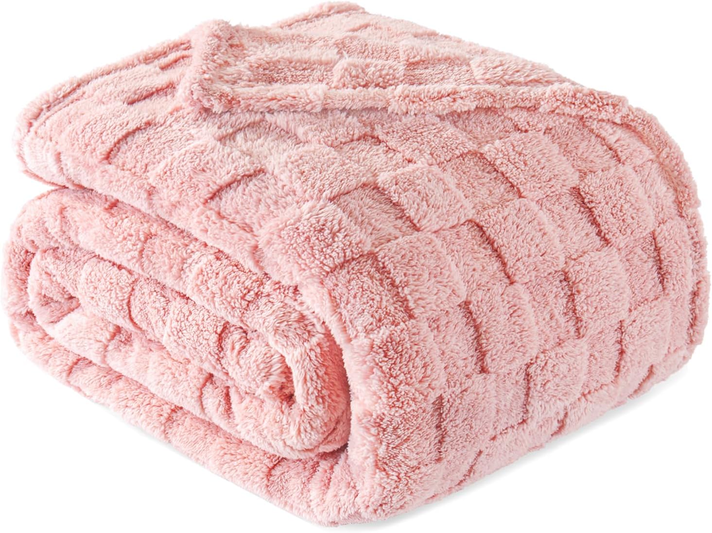 Black Throw Pillow — 50" — Pink