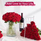 Velvet Luxe Black Artificial Flowers - View 4