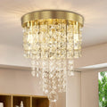 Luxe Black Chandelier — 7.7" — 05-9.7"xH11.5"-Gold